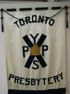 Banner from the Toronto Presbyterian Young People's Society, PYPS