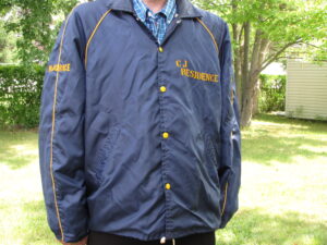 Staff jacket from Cecilia Jeffrey Native Residential School, Kenora, ON